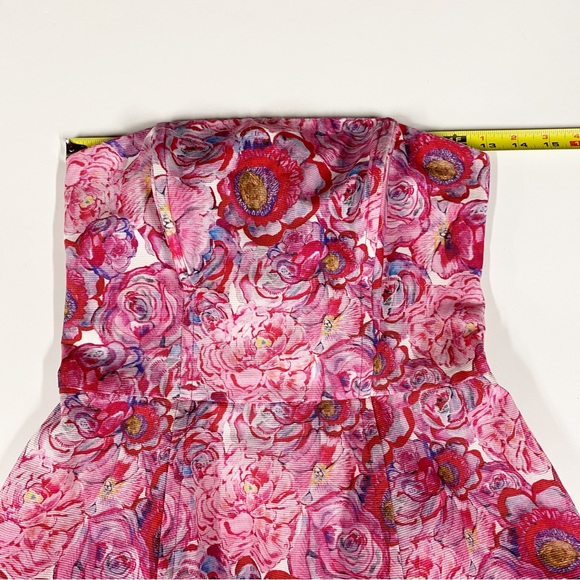 TOPSHOP | Rose Print Lantern Dress - Picture 10 of 13